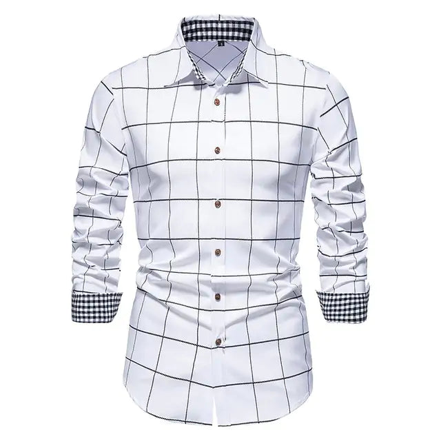 Camisas formales de patchwork para hombres