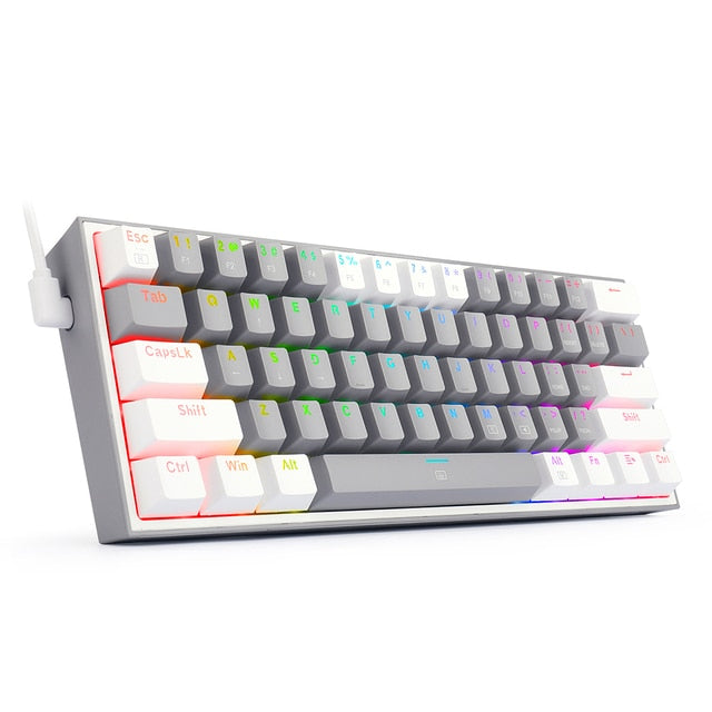 Mini teclado mecánico para juegos con cable