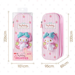 Sanrio PU Large Capacity Pencil Case