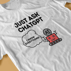 T Shirts ChatGPT Funny Tees