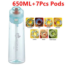 Scented Sports Water Bottle With Flavor Pods