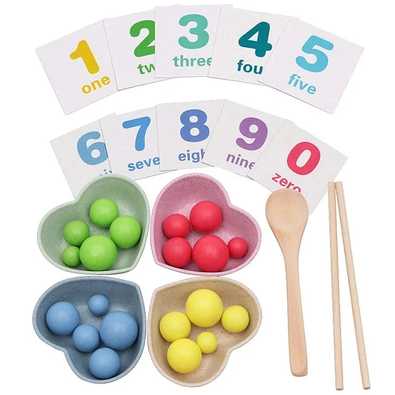 Juego de mesa de matemáticas con rompecabezas para niños