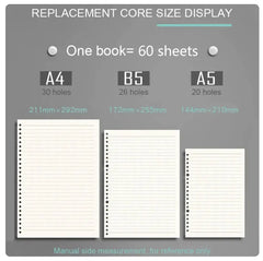 Transparent Cover Stationery Notebook