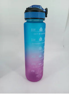 1 Liter Water Bottle Motivational Sport Water Bottle Leakproof