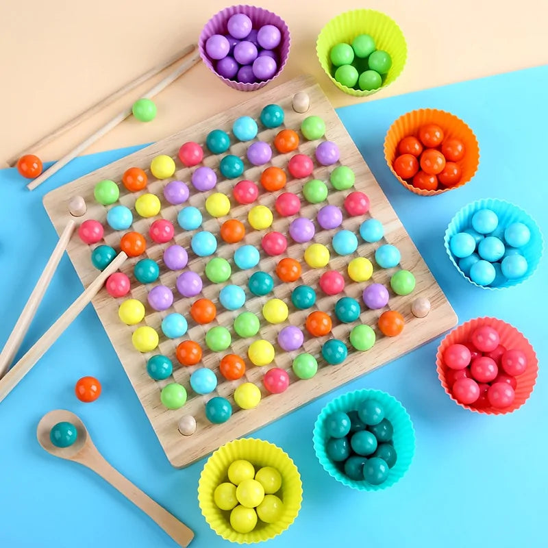 Juego de mesa de matemáticas con rompecabezas para niños