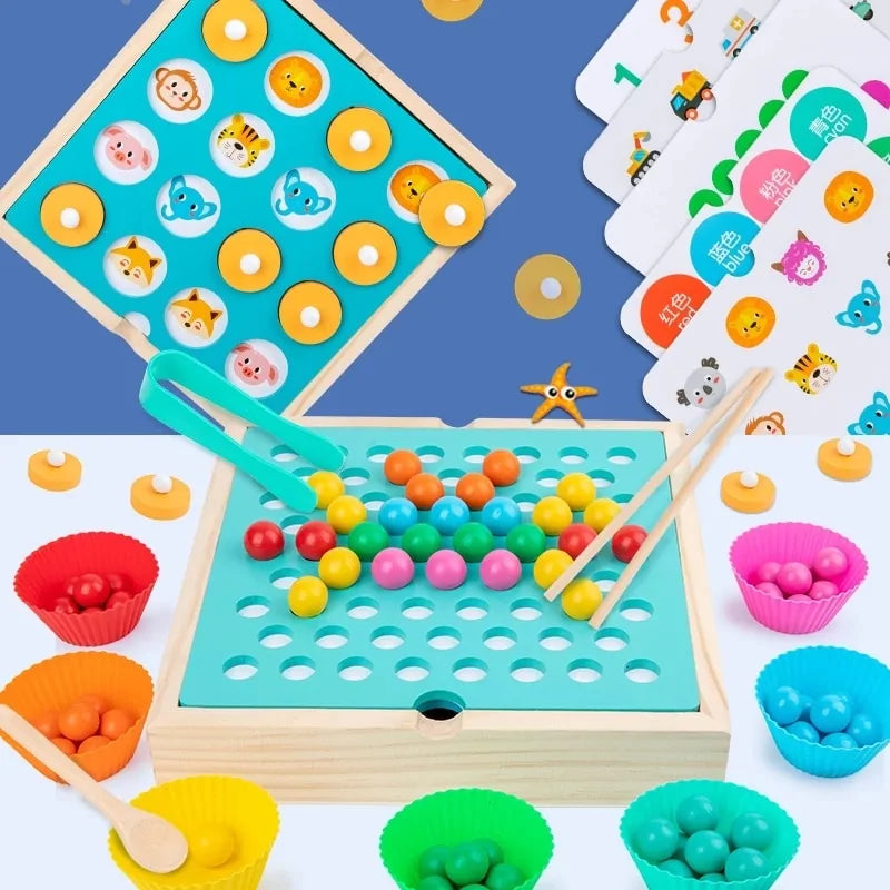 Juego de mesa de matemáticas con rompecabezas para niños