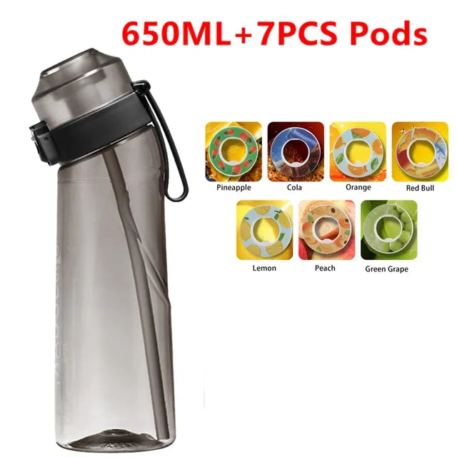 Scented Sports Water Bottle With Flavor Pods