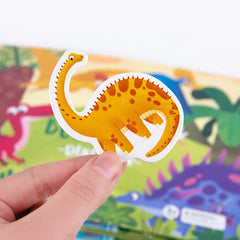 Interactive Quiet Book: Educational Sticker Puzzles