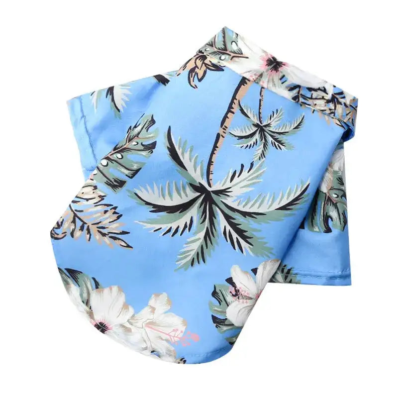 Camisetas hawaianas tropicales para perros