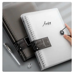 Transparent Cover Stationery Notebook