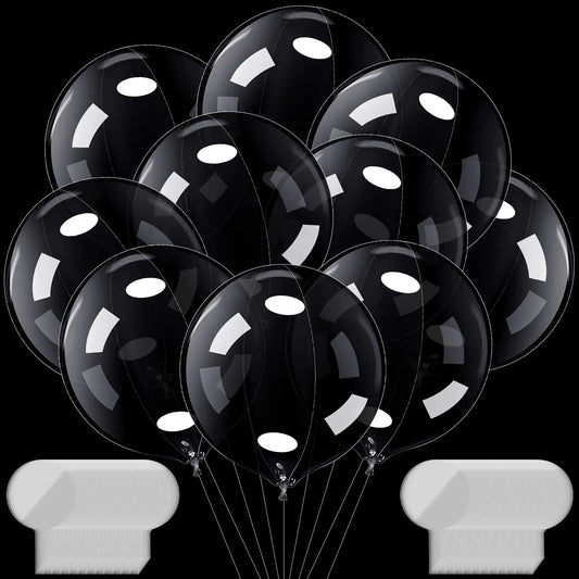 100 Pcs Clear Balloons 24 Inch Bubble Bobo Balloons Stuffing Transparent Round Balloons Party Balloons for Christmas Wedding DIY Birthday Party Indoor Outdoor Decorations