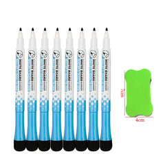 8 Colors Magnetic Dry Erase Markers: Fine Tip Pens for Whiteboards