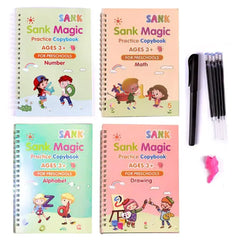 4 Books Pen Magic Copy Book